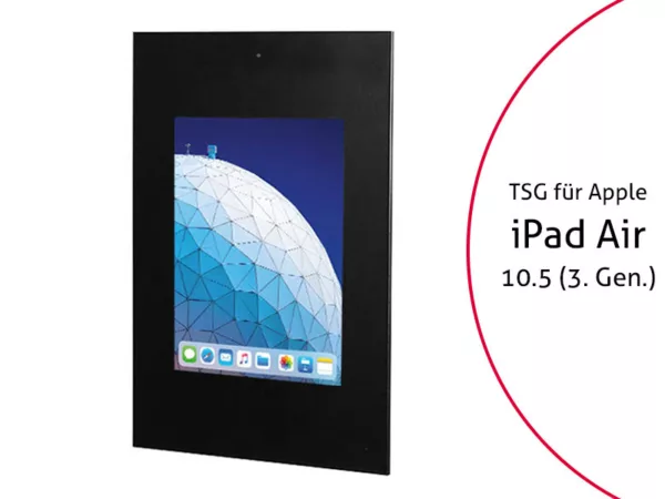 TabLines TWE075B Tablet Wandeinbau f?r Apple iPad Air 3 10.5 (2019), DS, schwarz