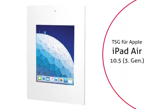 TabLines TWE075W Tablet Wandeinbau f?r Apple iPad Air 3 10.5 (2019), DS, wei?
