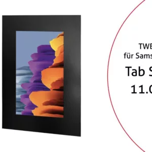 TabLines TWE076B Tablet Wandeinbau f?r Samsung Tab S7 11.0, schwarz