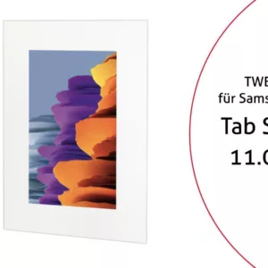 TabLines TWE076W Tablet Wandeinbau f?r Samsung Tab S7 11.0, wei?