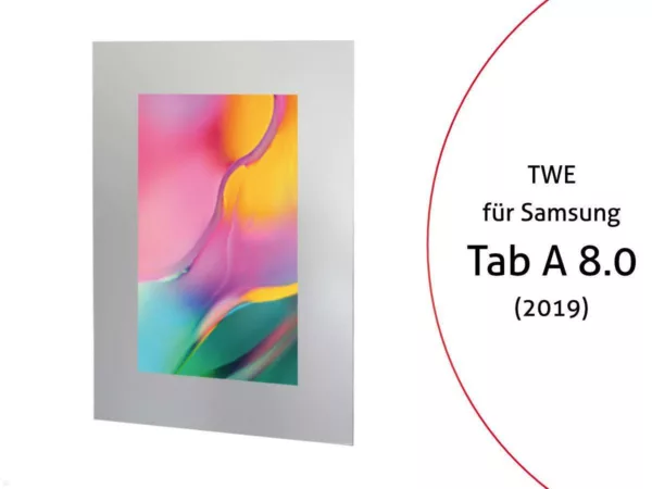 TabLines TWE078S Tablet Wandeinbau f?r Samsung Tab A 8.0 Zoll, silber