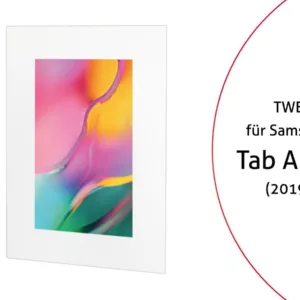 TabLines TWE078W Tablet Wandeinbau f?r Samsung Tab A 8.0 Zoll, wei?