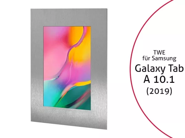 TabLines TWE079E Tablet Wandeinbau f?r Samsung Galaxy Tab A 10.1 (2019), Edelsta...