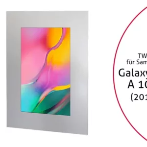 TabLines TWE079S Tablet Wandeinbau f?r Samsung Galaxy Tab A 10.1 (2019), silber