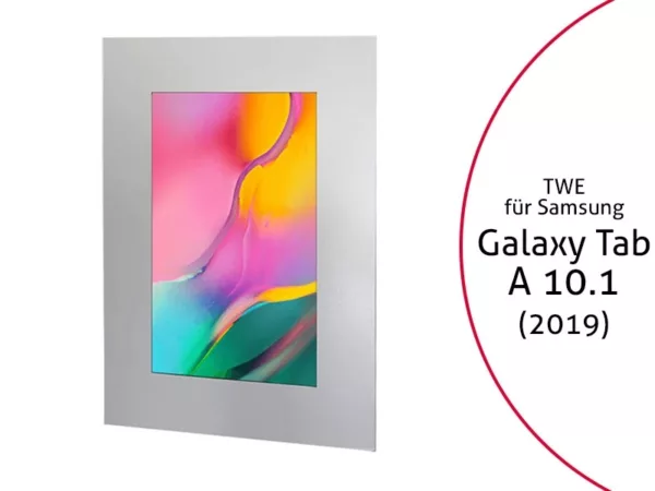 TabLines TWE079S Tablet Wandeinbau f?r Samsung Galaxy Tab A 10.1 (2019), silber