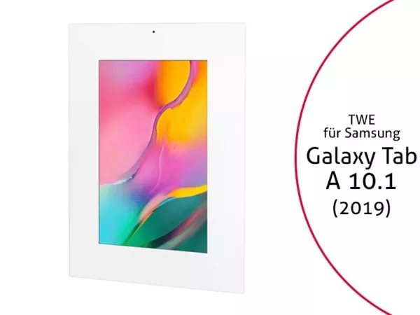 TabLines TWE080W Tablet Wandeinbau f?r Samsung Galaxy Tab A 10.1 (2019), DS, wei...