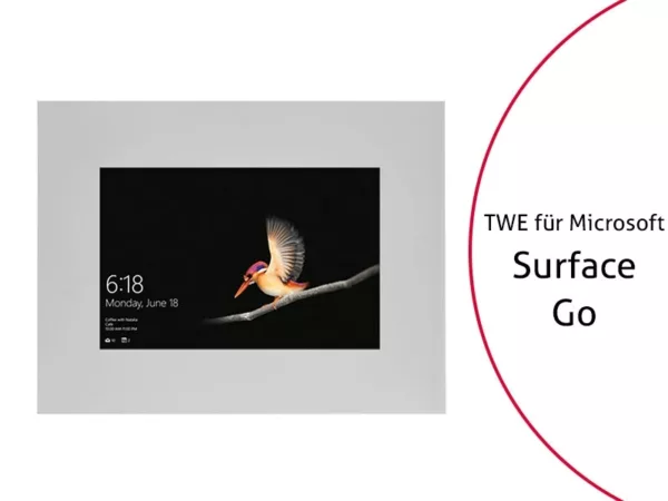 TabLines TWE081S Tablet Wandeinbau f?r Microsoft Surface Go, silber