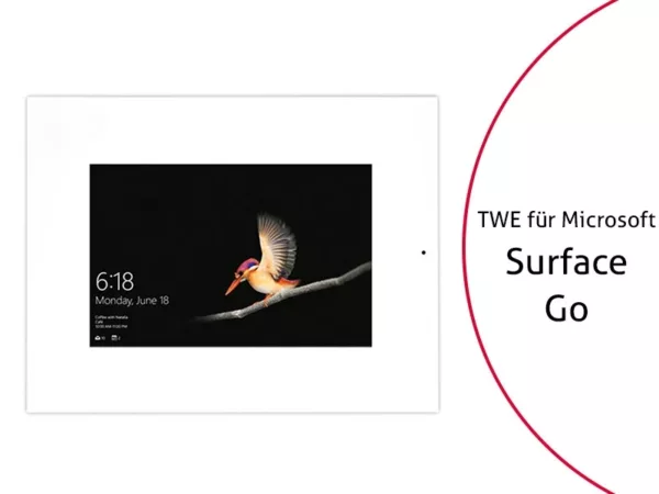 TabLines TWE082W Tablet Wandeinbau f?r Microsoft Surface Go, DS, wei?