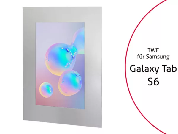 TabLines TWE083S Tablet Wandeinbau f?r Samsung Tab S6, silber