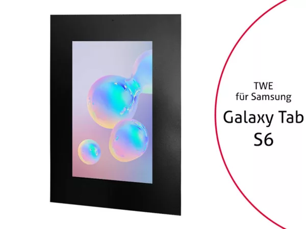 TabLines TWE084B Tablet Wandeinbau f?r Samsung Tab S6, DS, schwarz