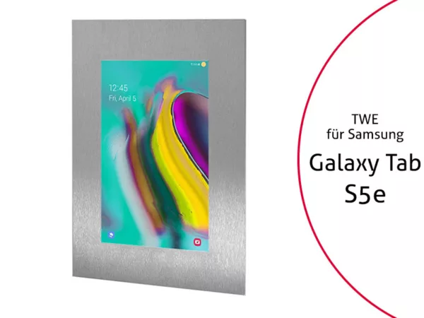 TabLines TWE085E Tablet Wandeinbau f?r Samsung Tab S5e, Edelstahl