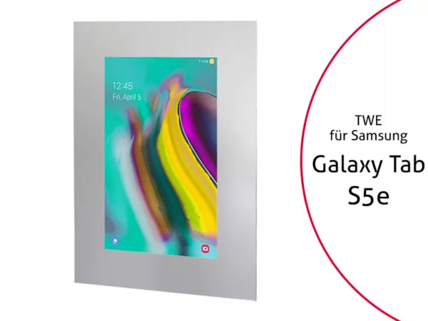 TabLines TWE085S Tablet Wandeinbau f?r Samsung Tab S5e, silber
