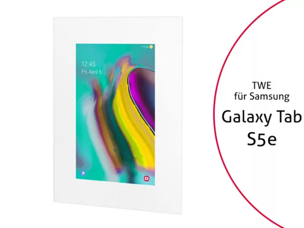 TabLines TWE085W Tablet Wandeinbau f?r Samsung Tab S5e, wei?