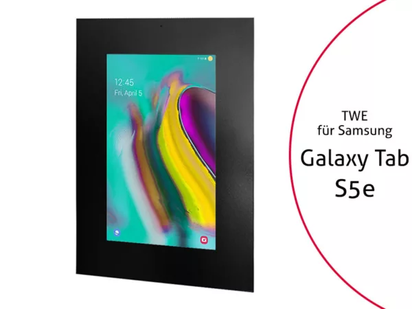 TabLines TWE086B Tablet Wandeinbau f?r Samsung Tab S5e, DS, schwarz