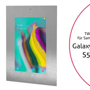 TabLines TWE086E Tablet Wandeinbau f?r Samsung Tab S5e, DS, Edelstahl