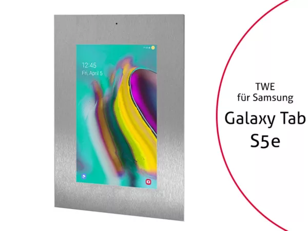 TabLines TWE086E Tablet Wandeinbau f?r Samsung Tab S5e, DS, Edelstahl