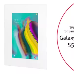 TabLines TWE086W Tablet Wandeinbau f?r Samsung Tab S5e, DS, wei?