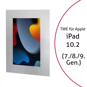 TabLines TWE087S Tablet Wandeinbau f?r Apple iPad 10.2 (7./8./9. Gen.), silber