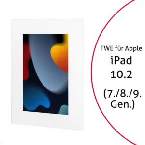 TabLines TWE087W Tablet Wandeinbau f?r Apple iPad 10.2 (7./8./9. Gen.), wei?