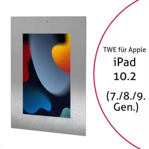 TabLines TWE088E Tablet Wandeinbau f?r Apple iPad 10.2 (7./8./9. Gen), DS, Edels...