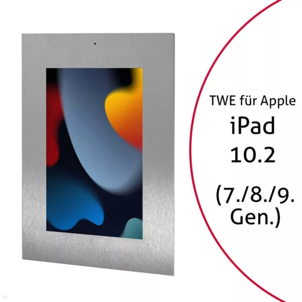 TabLines TWE088E Tablet Wandeinbau f?r Apple iPad 10.2 (7./8./9. Gen), DS, Edels...