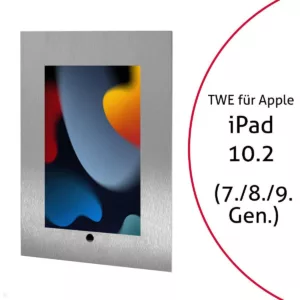 TabLines TWE089E Tablet Wandeinbau f?r Apple iPad 10.2 (7./8./9. Gen.), HB, Edel...