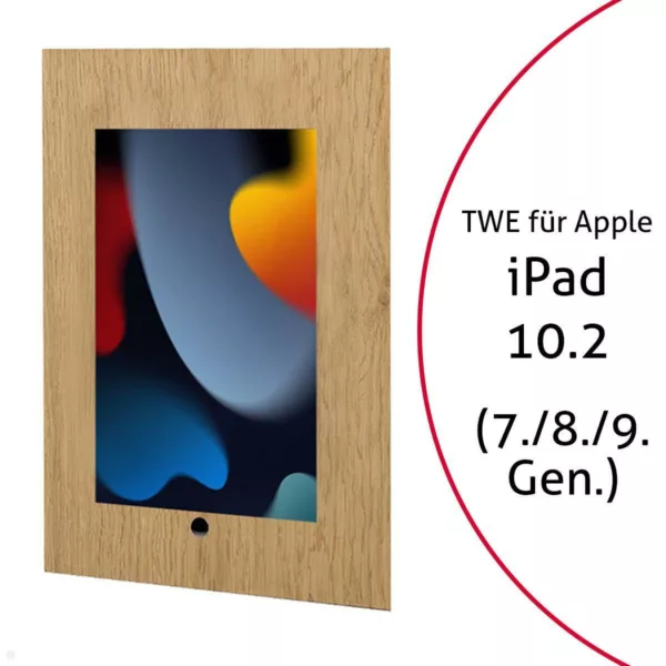 TabLines TWE089O Tablet Wandeinbau f?r Apple iPad 10.2 (7./8./9. Gen.), HB, Eich...