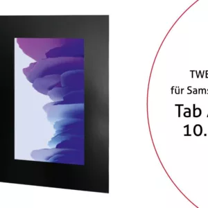 TabLines TWE090B Tablet Wandeinbau f?r Samsung Tab A7 10.4, schwarz