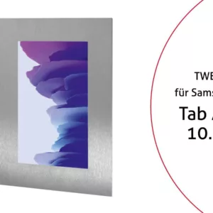 TabLines TWE090E Tablet Wandeinbau f?r Samsung Tab A7 10.4, Edelstahl