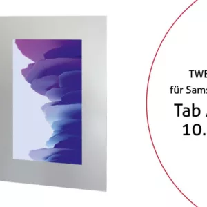 TabLines TWE090S Tablet Wandeinbau f?r Samsung Tab A7 10.4, silber