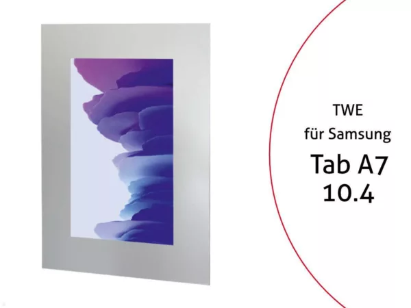 TabLines TWE090S Tablet Wandeinbau f?r Samsung Tab A7 10.4, silber