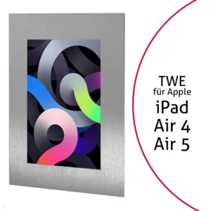 TabLines TWE091E Tablet Wandeinbau f?r Apple iPad Air 4 und 5, Edelstahl