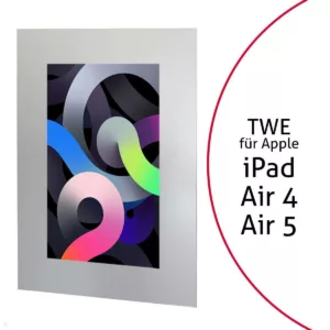 TabLines TWE091S Tablet Wandeinbau f?r Apple iPad Air 4 und 5, silber