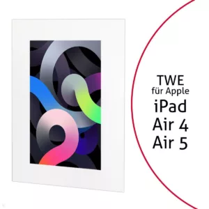 TabLines TWE091W Tablet Wandeinbau f?r Apple iPad Air 4 und 5, wei?