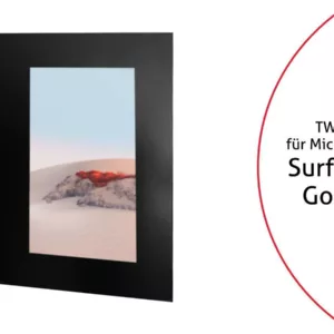 TabLines TWE094B Tablet Wandeinbau f?r Microsoft Surface Go 2, schwarz