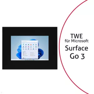 TabLines TWE099B Tablet Wandeinbau f?r Microsoft Surface Go 3, schwarz
