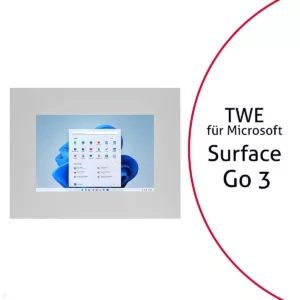 TabLines TWE099S Tablet Wandeinbau f?r Microsoft Surface Go 3, silber