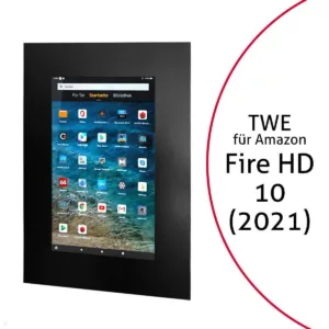 TabLines TWE100B Tablet Wandeinbau f?r Amazon fire HD 10 (2021), schwarz