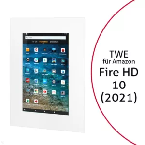 TabLines TWE100W Tablet Wandeinbau f?r Amazon fire HD 10 (2021), wei?