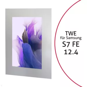 TabLines TWE102S Tablet Wandeinbau f?r Samsung Tab S7 FE 12.4, silber