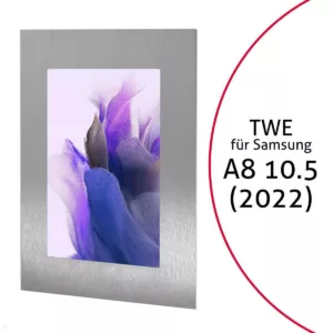 TabLines TWE103E Tablet Wandeinbau f?r Samsung Tab A8 10.5 (2022), Edelstahl