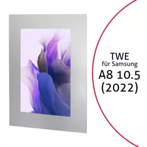 TabLines TWE103S Tablet Wandeinbau f?r Samsung Tab A8 10.5 (2022), silber