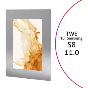 TabLines TWE104E Tablet Wandeinbau f?r Samsung Tab S8 11.0, Edelstahl