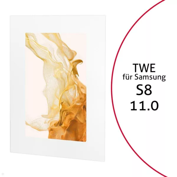 TabLines TWE104W Tablet Wandeinbau f?r Samsung Tab S8 11.0, wei?