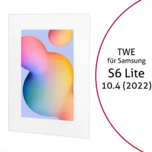 TabLines TWE107W Tablet Wandeinbau f?r Samsung Tab S6 Lite 10.4 (2022), wei?