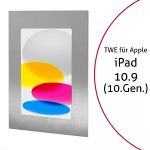 TabLines TWE108E Tablet Wandeinbau f?r Apple iPad 10.9 (10. Gen.), Edelstahl