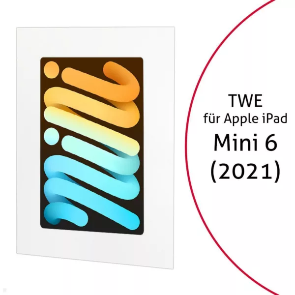 TabLines TWE109W Tablet Wandeinbau f?r Apple iPad Mini 6 (2021), wei?
