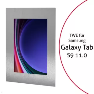 TabLines TWE110E Tablet Wandeinbau f?r Samsung Tab S9 11.0, Edelstahl