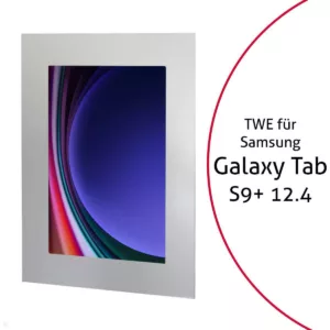 TabLines TWE111S Tablet Wandeinbau f?r Samsung Tab S9+ 12.4, silber