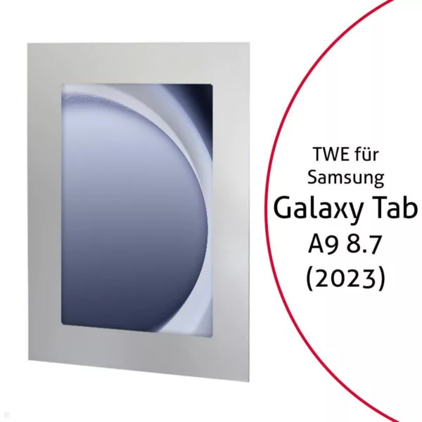 TabLines TWE113S Tablet Wandeinbau f?r Samsung Tab A9 8.7, silber